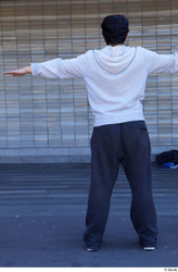 Whole Body Man T poses White Sports Average Standing Street photo references